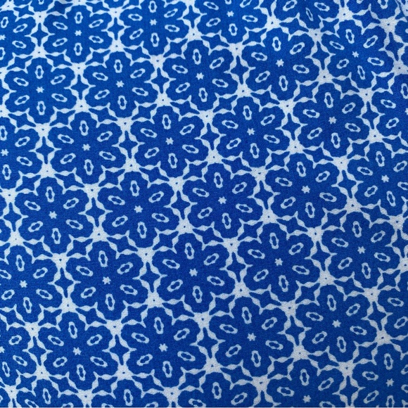 Vintage Kennington California Blue Flower Power Button Down Shirt Small - Picture 6 of 11